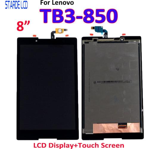 STARDE Replacement LCD For Lenovo TAB 3 8 TB3-850F TB3-850 LCD Display Touch Screen Digitizer Sense Assembly 8"