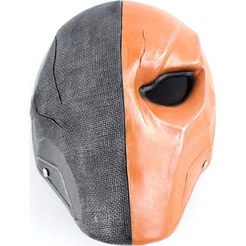 Superhero Slade Joseph Wilson Terminator Deathstroke Cosplay Resin Mask Helmet Masks Halloween Masquerade Party Carnival Costume