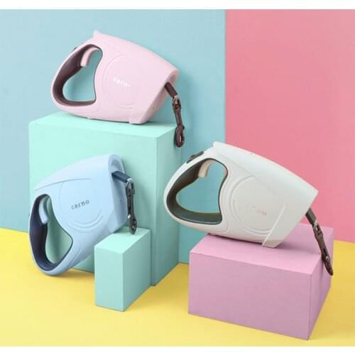 5M LED Shining Dog Leash Pet Dog Automatic Retractable Leash For Large Dogs Puppy Walking Running Leads For Small Medium Dogs