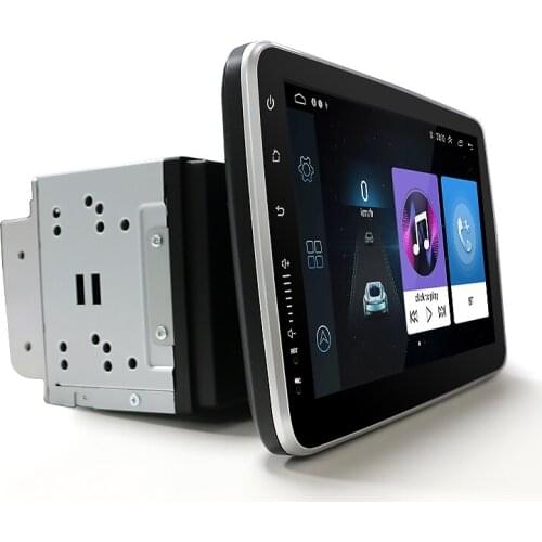 Universal 10 inch android mp5 dvd car player rotatable BT mirror link FM radio audio video stereo media gps navigation