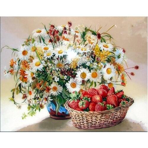 5D DIY Diamond Embroidery Still Life Flowers full round/square Diamond Painting Cross Stitch Picture Of Rhinestones Diamond zx