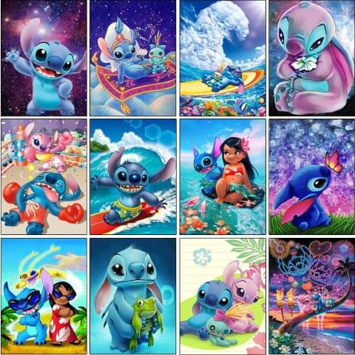 Diamond Painting Disney Cartoon Animal Series Full Square/round Handmade Diamond Embroidery Cross Stitch Mosaic Childrens Gift