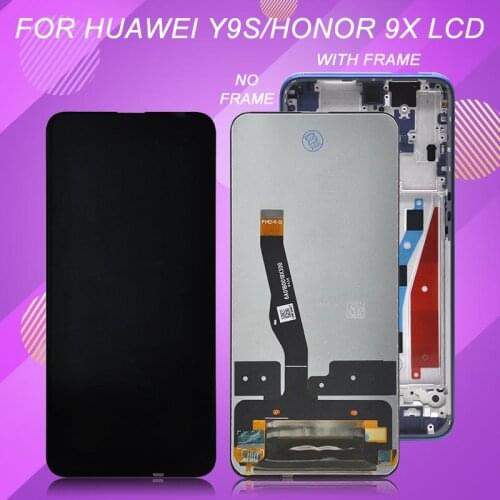 Catteny Promotion 6.59inch For Huawei Y9S LCD Touch Screen Digitizer For Honor 9X Display Assembly Free Shipping With Frame