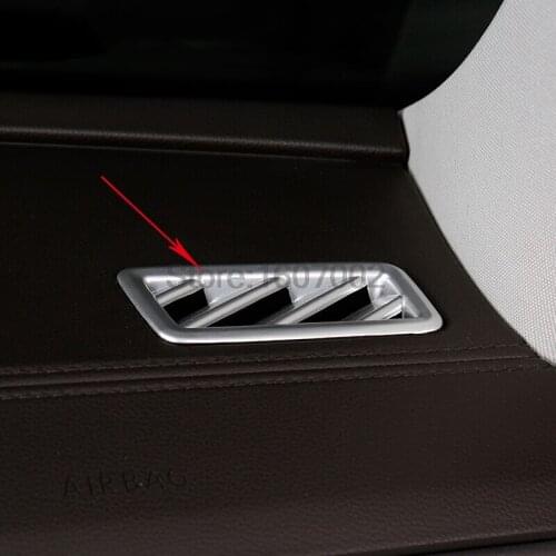 For Volkswagen VW Teramont Atlas 2017 2018 ABS Car Upper Air Conditioner AC Vent Cover Trim Interior Outlet Frame