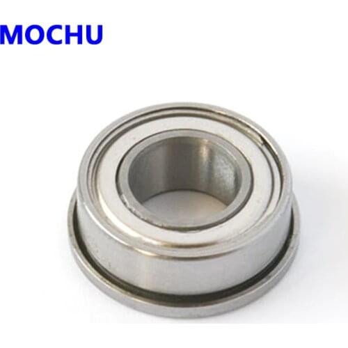 MOCHU SF698 SF698ZZ SF698Z 8x19x6 Stainless Steel Flange Bearing Deep Groove Ball Bearing Shielded Ball Bearings
