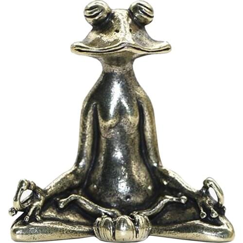 Antique Brass Incense Burner Holder Animal Ash Catcher for Sticks Frog Statue CenserInscense Tibetan Cone Censer Home Fragrances