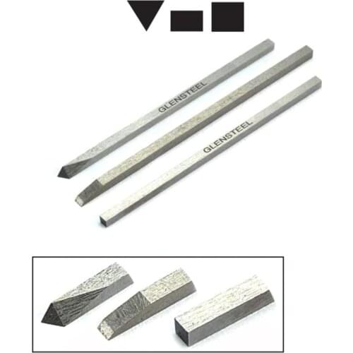 Graver Knife For Jewelry Graver Jewelry Engraving Tool Glensteel Flat triangle blank Shape Gravers