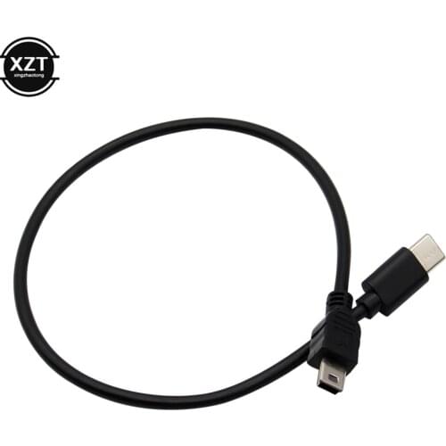 Type-c to Mini USB Cable USB-C Male to Mini-B Male Converter Adapter for MacBook pro Digital Camera MP3 Player HDD Type-c Cable
