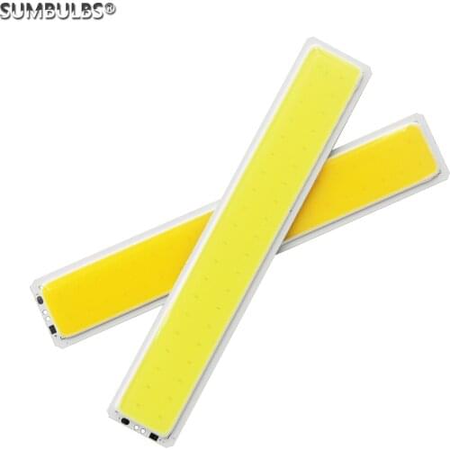 [sumbulbs] factory 150x26MM 8W COB LED Strip Bulb DC 12V Bar light source 800LM Warm Cold White DIY indoor Lamp for diy bulb