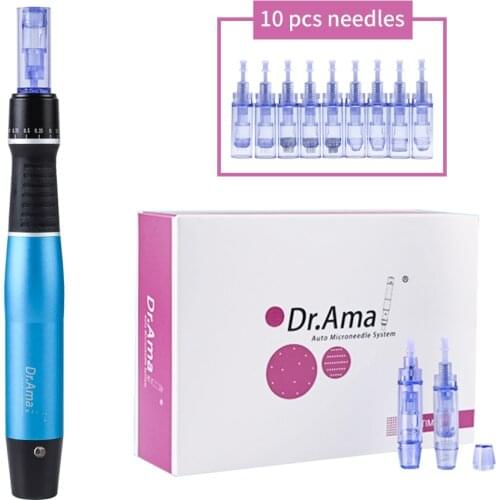 Hot Wireless Ultima A1-W Derma Pen Professional Beauty Equipment Semi-permanent Embroidery Tattoo Gun MTS$PMS Skin Care Therapy