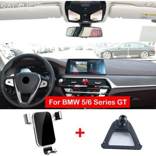 Fashion Style Car Mobile Phone GPS Holder Car Dashboard Air Vent Stand Clip Mount For BMW 5 Series 6 Series GT Auto Styling