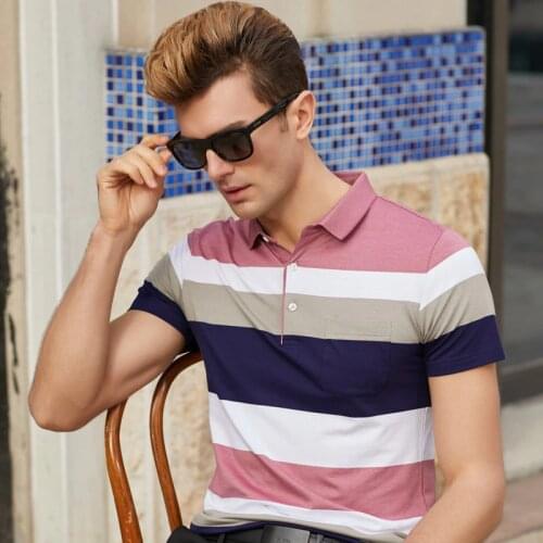 Mens Polo Shirt Brands Clothing 2020 casual Short Sleeve Summer Shirt Man Black Cotton Poloshirt Men Plus Size Polo Shirts