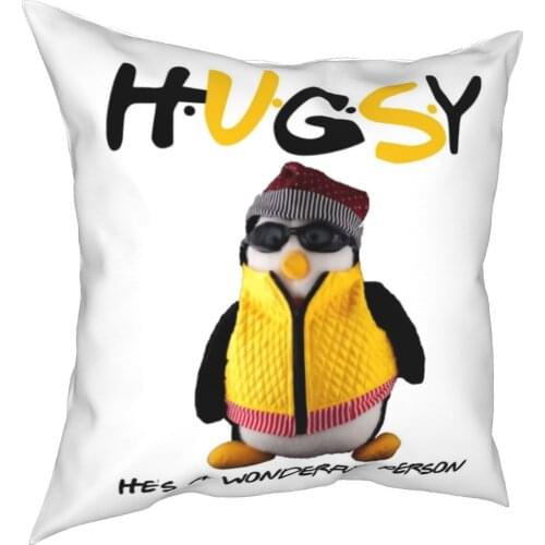 Hugsy Square Pillow Cases Friends Tv Show Ross Geller Cushion Cover Awesome Zippered Decor Pillowcase for Home 45*45cm