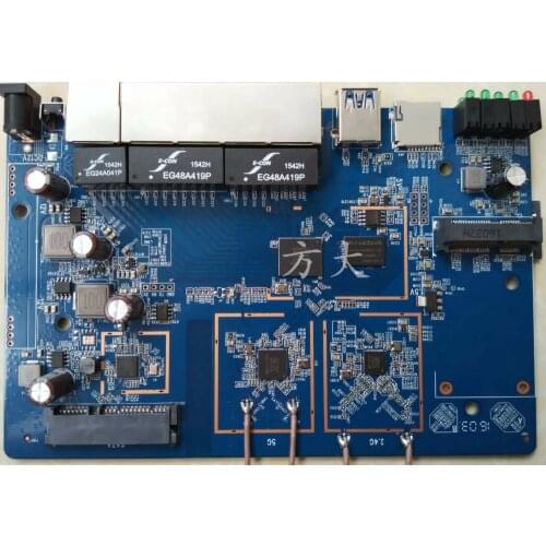 MT7621A+MT7603N+MT7612EN program NEW board Performance far exceeds MT7620A