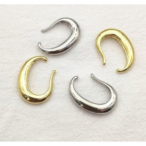 New Arrival! 27x19mm 50pcs Zinc Alloy Ear Clip For Handmade Earring DIY Parts Jewelry Accessories Jewelry Findings & Components