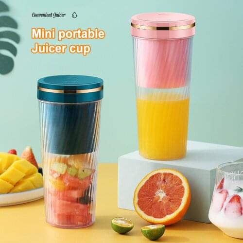 Portable Blender USB Rechargeable Mini Mixer Personal Size Travel Drink Maker for Travel Office Sports Home мини блендер