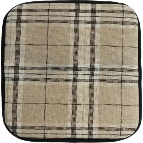 Simple Durable Cotton Linen Kitchen Chair Pads Non-slip Chair Cushion Pad with