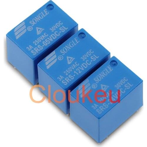 Relay SRS-05VDC 12VDC 24VDC-SL SH 3A 6pin 4100