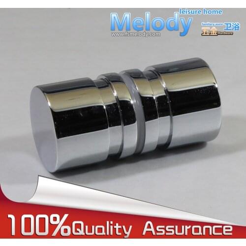 H-016-A Shower Room Door Aluminum alloy Cylinderical Knob Handle Chrome