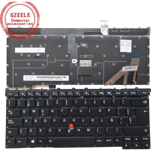 SP Spanish Laptop Keyboard For Lenovo for IBM X1 Carbon Gen 3 3rd 2015 with backlight 64700-2EA SN8341BL