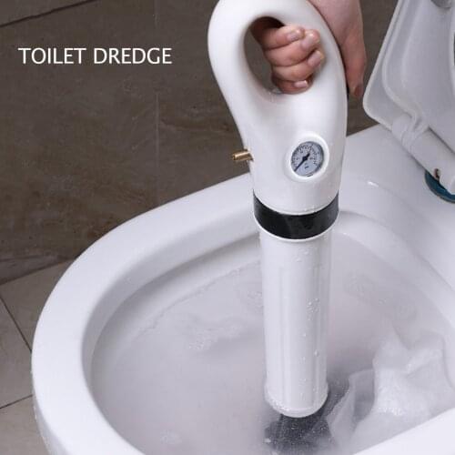 Air Power Drain Blaster High Pressure Powerful Manual Pipe Plunger Drain Cleaner Pump Pipeline Clogged Bathroom Toilet Tool