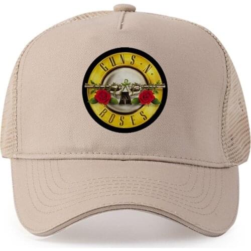 High quality pure cotton Men Guns and roses Logo Printed Baseball cap Fashion Style cap women