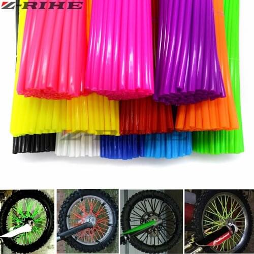 Motocross Spoke Skins Wheel Rim Spoke Covers For KAWASAKI z800 for tmax 250 85 SX 17/14 65 SX for SUZUKI XR650L cbr1000r r3