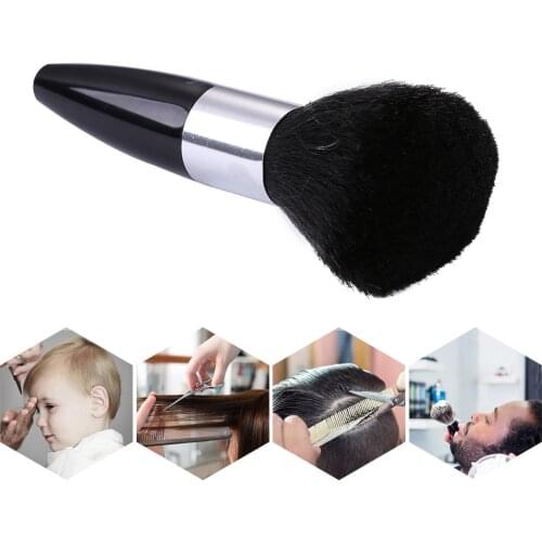 1PC Professional Soft Black Neck Face Duster Brushes Barber Hair Clean Hairbrush Salon Cutting Hairdressing Styling Makeup Tool