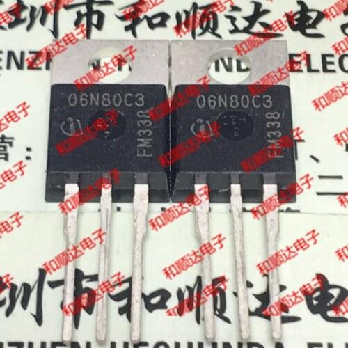 10pcs/lot SPP06N80C3 06N80C3 New stock TO-220