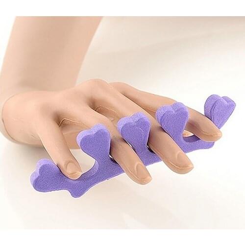 10Pcs Soft Sponge Between Toe Separator Fingers Feet For Pedicure Separation Tools