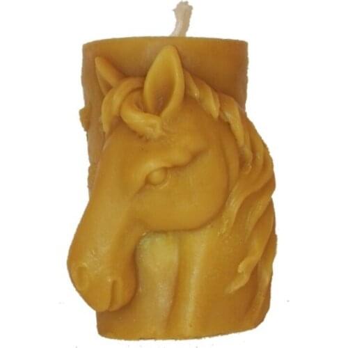 3D Horsehead Shaped Handmade Soap Mold Silicon Animal Candle Mould Chocolate From Of Cake For Wedding