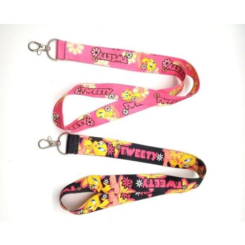 50 pcs / lot cartoon birds mixed Necklace Strap Lanyards Cell Phone PDA Key ID Strap Charms L-24