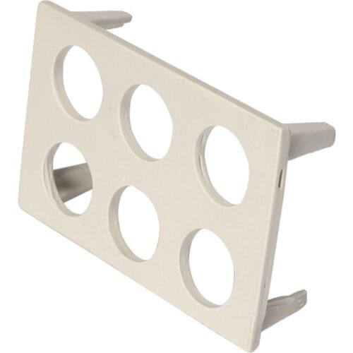 6 Holes 60mm Diam 150x95x43mm (L x W x H) Ceramics Crucible Holder Rack Lab Supplies