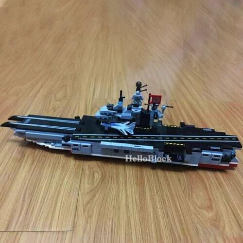 Combat Zones Military Aircraft Carrier Building Block 8 in 1 Set Naval Battle Carrier Warship Educational Bricks Toy Boy Gift