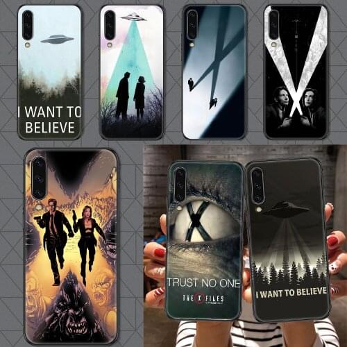 The X Files I Want to Believe Phone case For Samsung Galaxy A 3 5 7 8 10 20 21 30 40 50 51 70 71 E S 2016 2018 4G black tpu