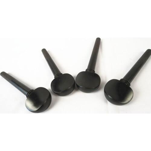 Cello part ,High Quality 1 set Natural Ebony cello pegs 4/4