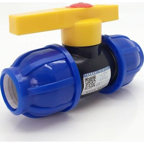 Gogo PE quick fitting union joint PE plastic ball valve for repair kit