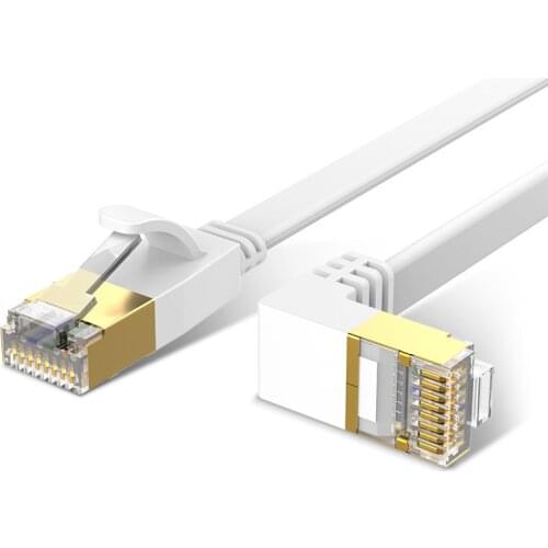 Ethernet Cable Cat6 Lan Cable UTP CAT 6 RJ 45 Network Cable 90 Degree Right Angled Patch Cord for Laptop Router RJ45 Network