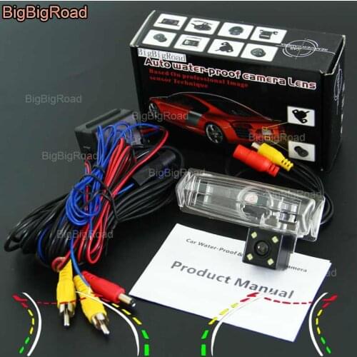 BigBigRoad Car Intelligent Dynamic Track Rear View Camera Backup Parking camera For Toyota Ractis / Verso-S / Space Verso
