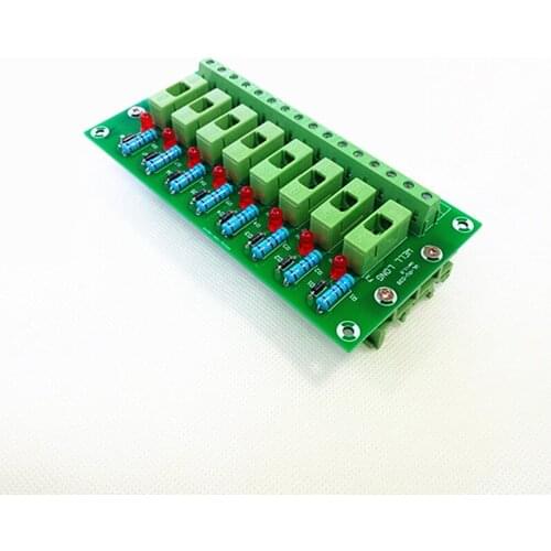 Fuse Module,8 Position Fuse Panel Mount Power Distribution Module Board