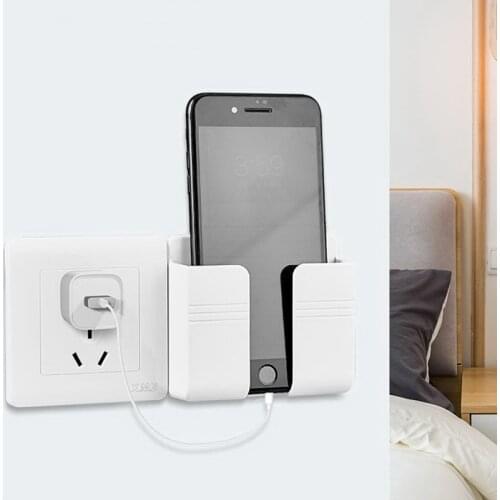 Wall Charger Hook Mobile Phone Holder For Iphone Xiaomi IOS Universal Cellphone Hanging Stand Bracket Hooks Charging Dock