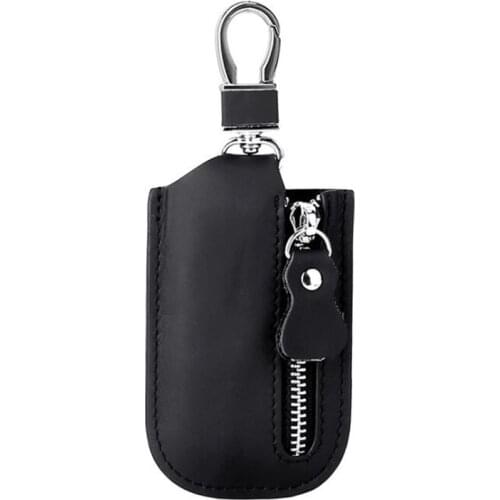 NEW 100% Genuine Leather Key Wallet Pouch Business Men Door Car Key Case Bag Holder Male Keychain Key Organizer Housekeeper