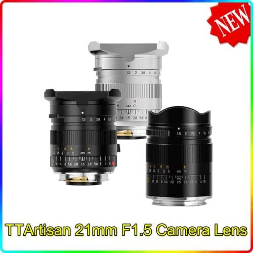 TTArtisan 21mm F1.5 Camera Lens Full Fame Manual Focus Lens for Sony-E,Lumix-L,Nikon-Z,Canon,Leica Cameras Lens