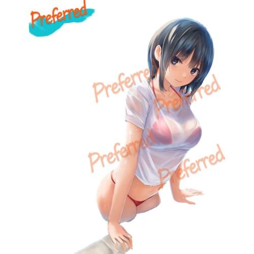 Hot Anime Exquisite Girls Aoyama Sumika Removable Colored Car Stickers Car Sticker Automobile Decal Decoration Car Accessories