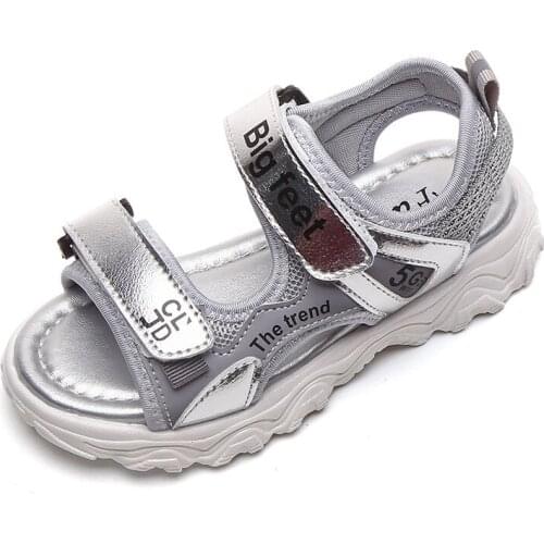 Casual Children Sandals Boys Girls Outdoor Soft Sole Breathable Beach Shoes Fashion Anti-slippery Flat Open Toe Childrens Shoes