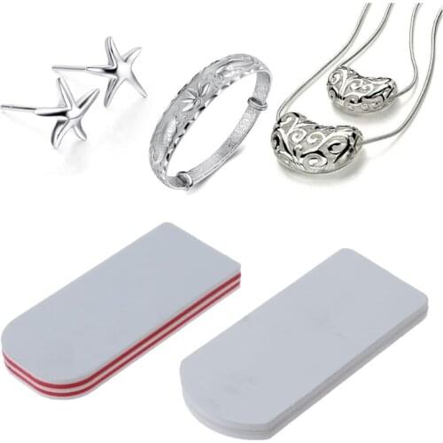 10Pcs Gold Silver Polishing Sanding Sticks Double-Sided Tarnish Remover Jewelry Cleaning Buffing Bars Keep Jewelry Shiny