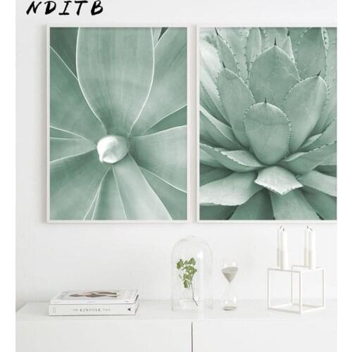 Succulent Botanical Cactus Canvas Posters Nordic Art Decorative Print Wall Painting Decoration Pictures Modern Living Room Decor
