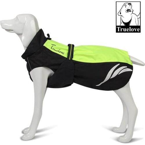 Truelove Pet Winter Dog Warm Clothes Coat Jackets Outdoor for Dogs Adjustable Reflective Coat Warm Medium Large Pet Dog Clothes