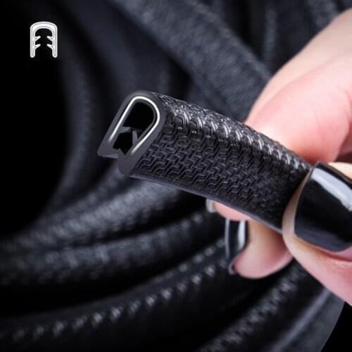 Car Door Edge Scratch Protector Strip Guard Trim Auto Door Anti Collision Strip for Ford Focus Fusion Escort Kuga Ecosport Fiest