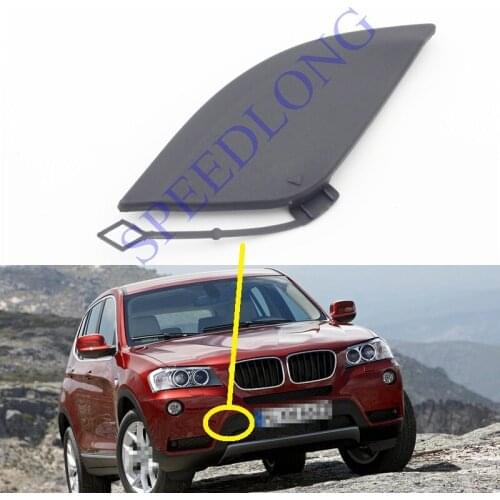 1 Piece 5111 7210 474 front bumper trailer cover tow hook bracket cap for BMW F25 X3 2011-2014